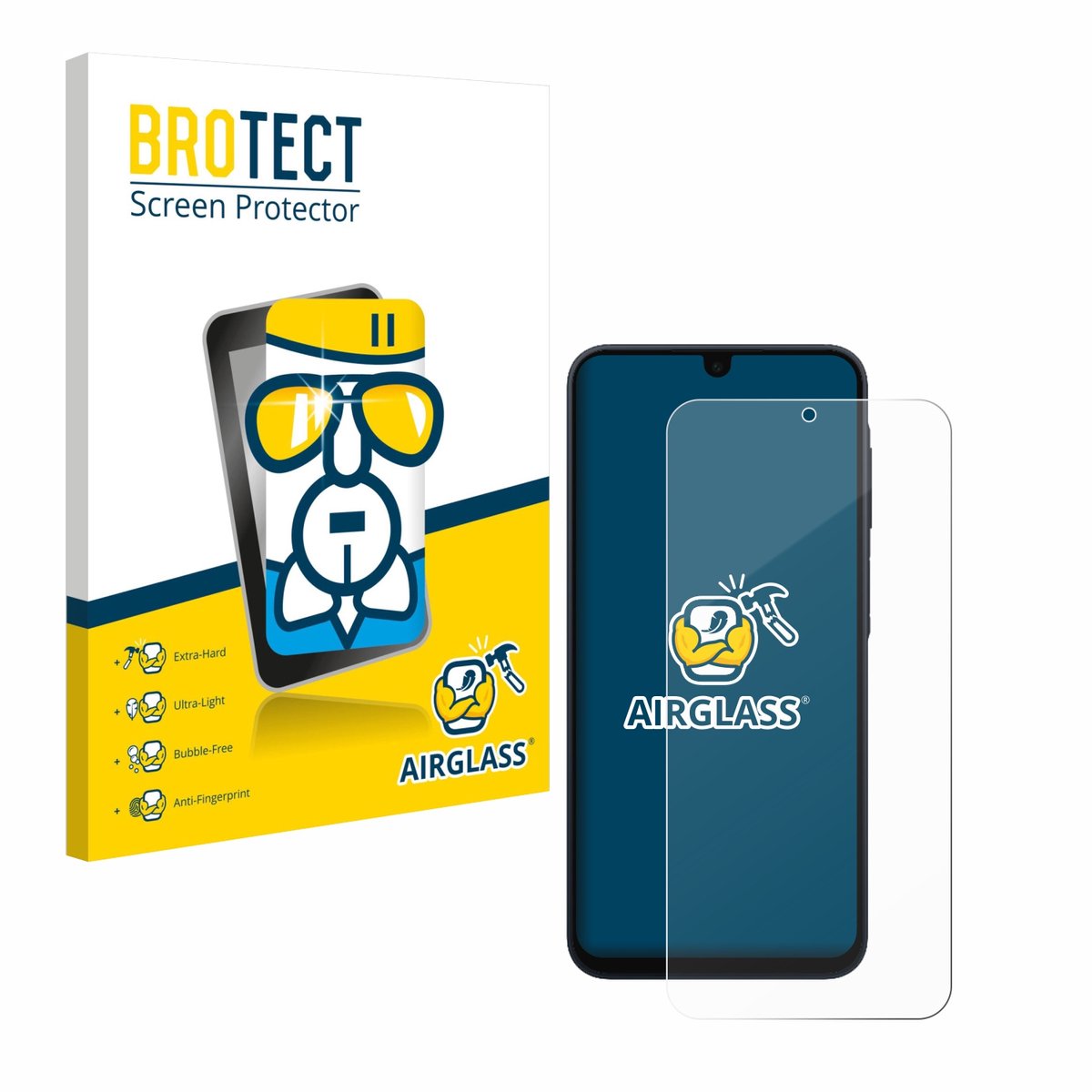 Screenprotector voor Samsung Galaxy A17 5G Beschermglas transparant