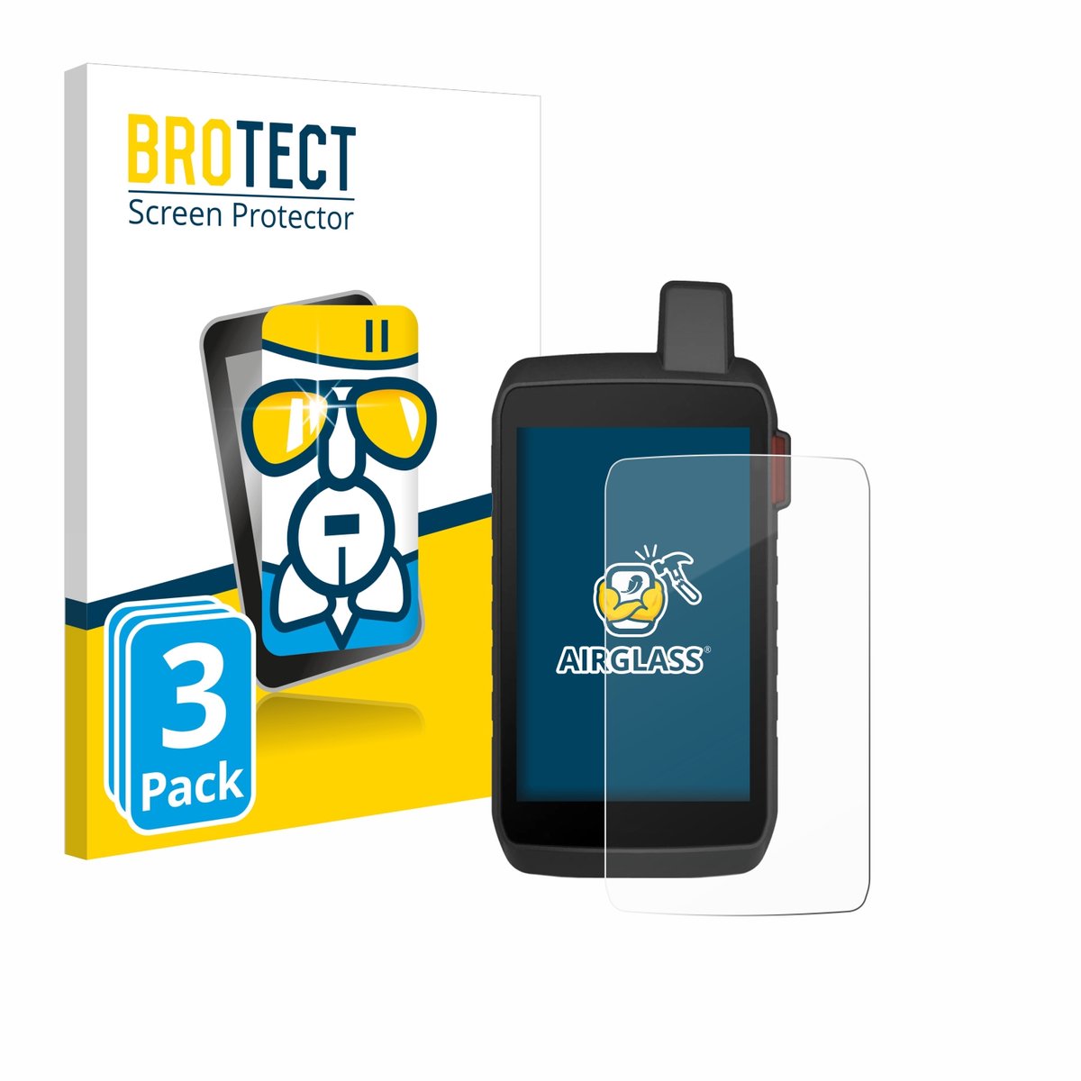 Screenprotector 3 Stuks voor Garmin Montana 760i Beschermglas transparant
