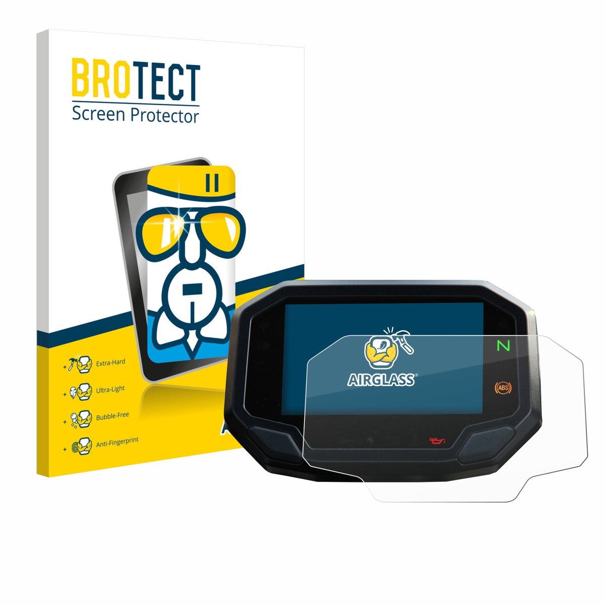 Screenprotector voor Kawasaki Versys 650 2022+ Beschermglas transparant