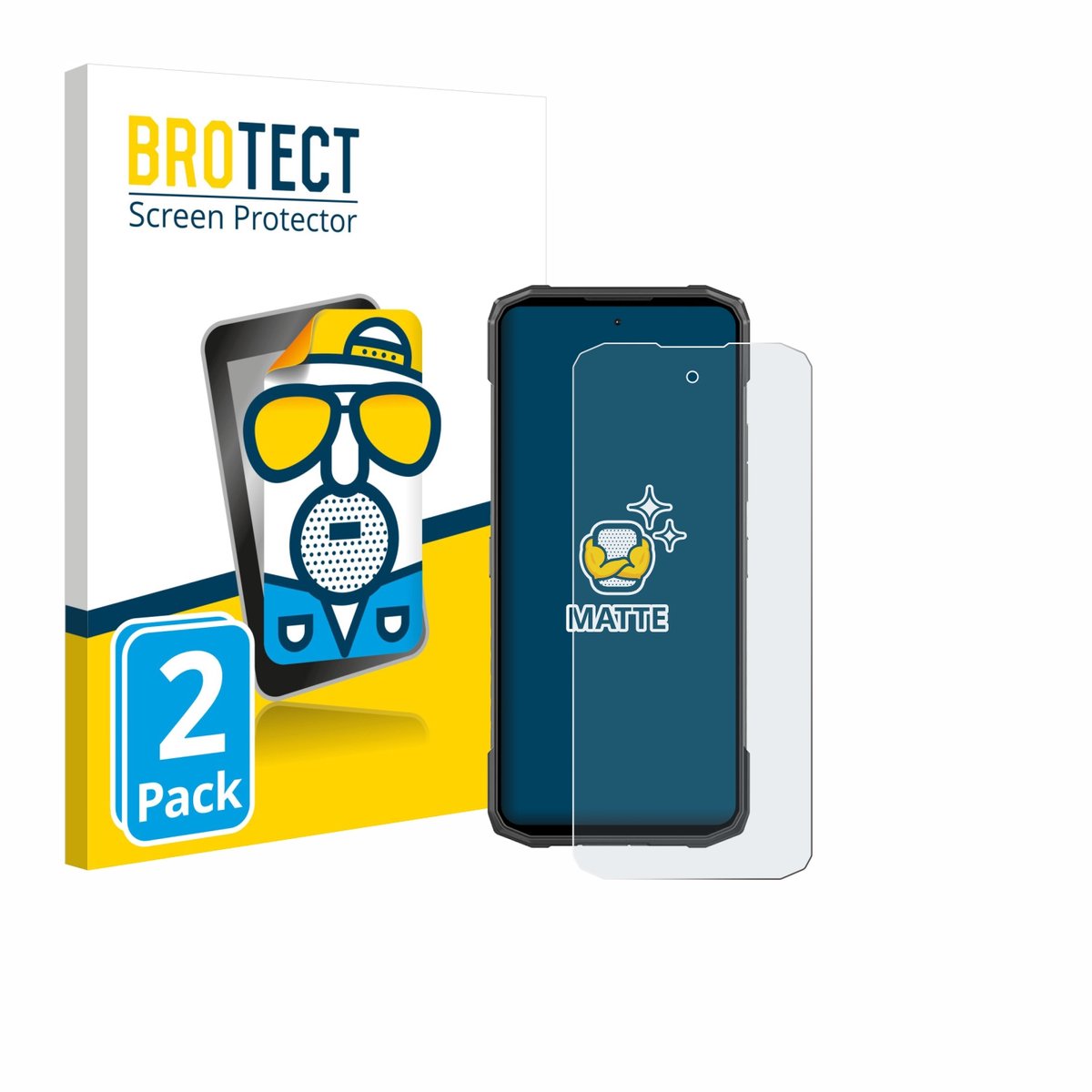 BROTECT - Screenprotector voor Doogee Blade 20 - Folie Beschermfolie matte 2 Stuks