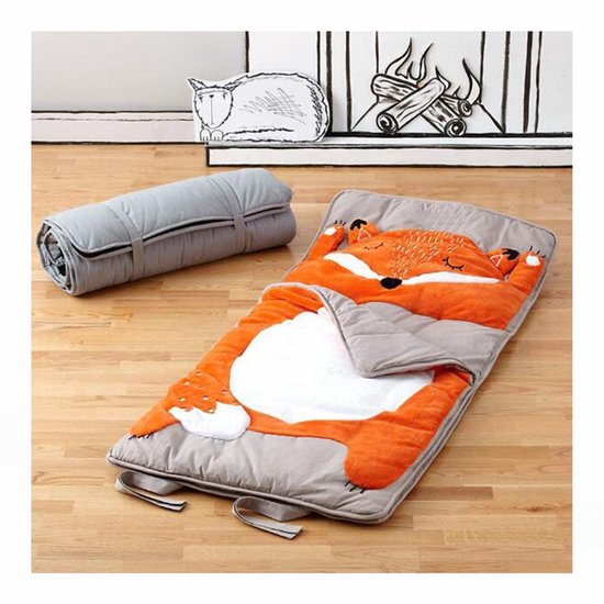 Fuchs Kinderschlafsack - Opvouwbaar - Multifunctioneel - Hoogwaardige Katoen - Warm en Comfortabel - Speels Design van Merkloos — afbeelding 5