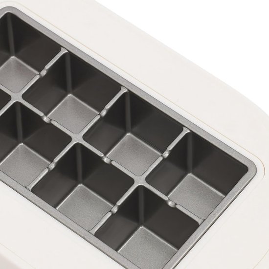 Zyrex® Ijsblokjesmachine - Ijsmachine - Ijsblokjesmakers - Wit - 22cm x 10cm x 13cm van Merkloos — afbeelding 2