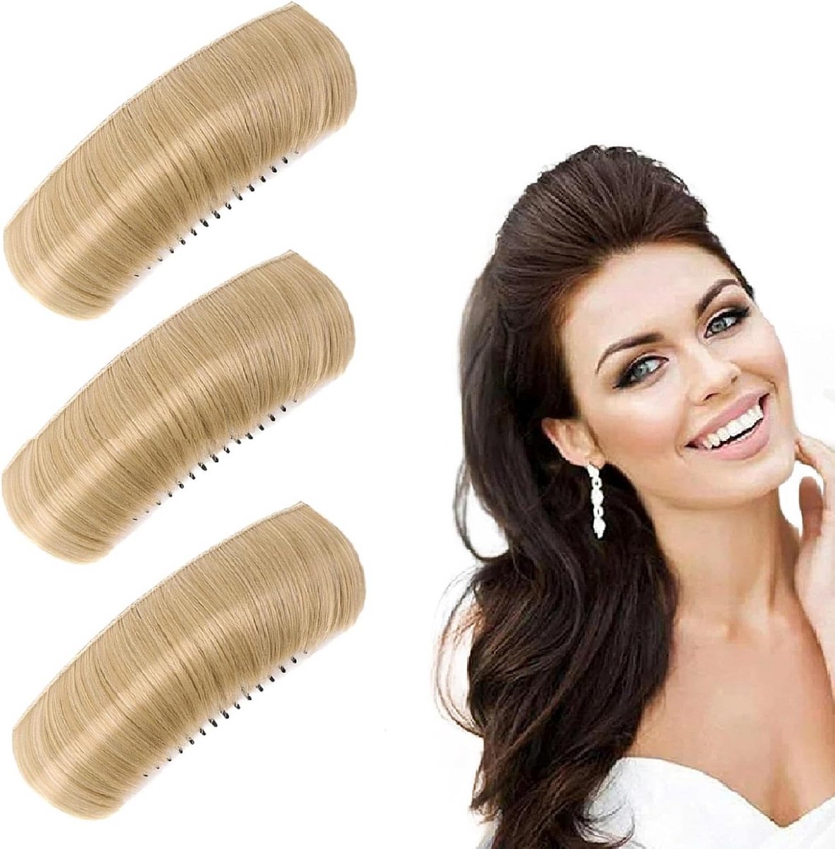 Onzichtbare Haarstukken voor Volume en Haarstyling Accessoires