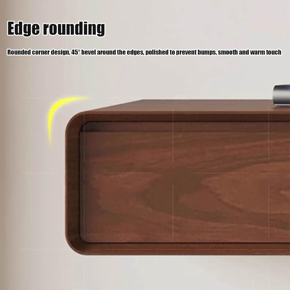 Hangende TV-kast 160 cm Massief Hout | Modern Wandmeubel met Laden en Opbergruimte voor Woonkamer en Slaapkamer | Smal en Functioneel Wandmontage Design – Pauwhome