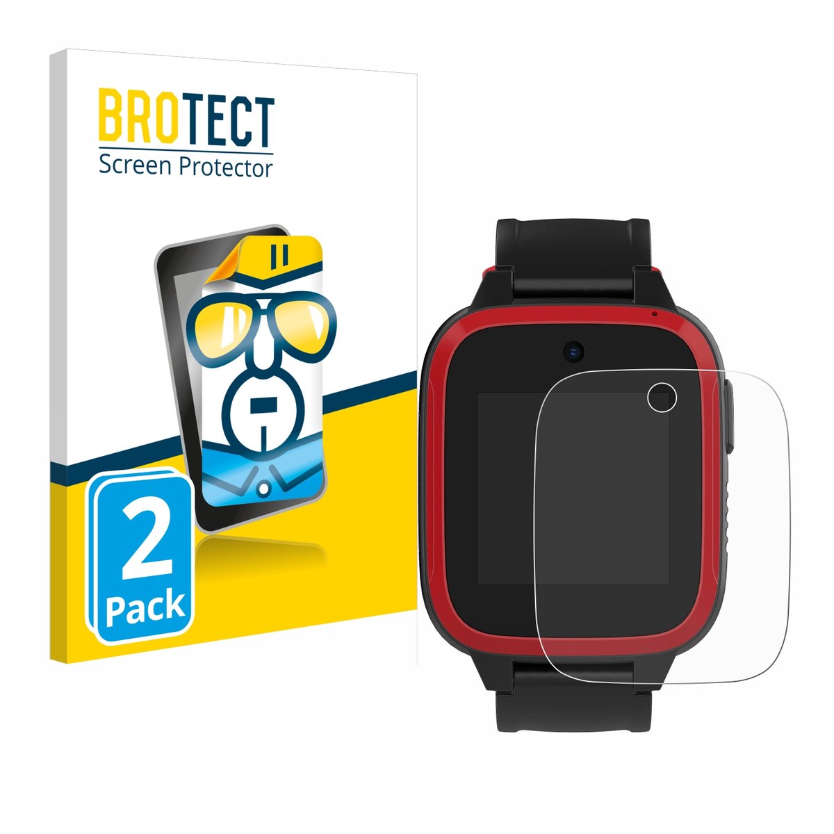 BROTECT - Screenprotector voor Xplora Let's Go - Folie Beschermfolie transparant 2 Stuks