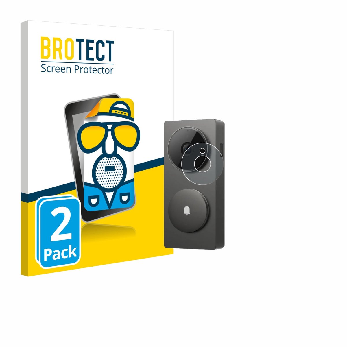 BROTECT - Screenprotector voor Aqara Hub G410 - Folie Beschermfolie matte 2 Stuks