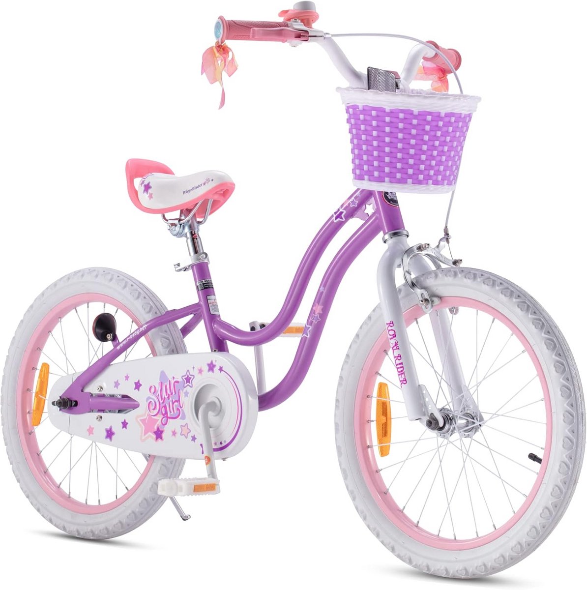 Kinderfiets voor meisjes met zijwieltjes - Stevige en duurzame fiets