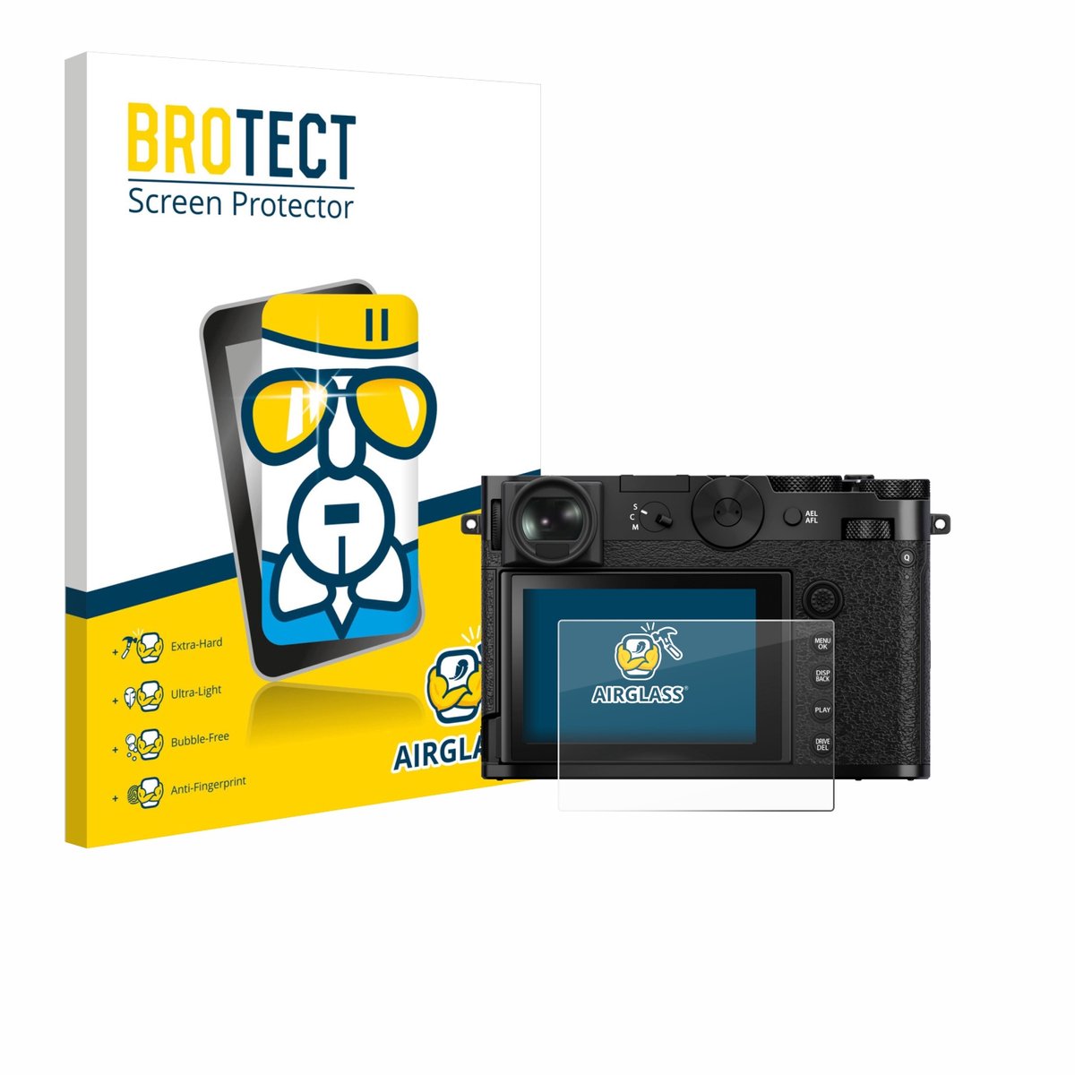 Screenprotector voor Fujifilm GFX 100RF Beschermglas transparant