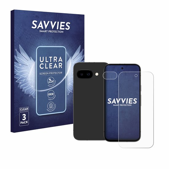 SAVVIES 18x klare Schutzfolie (für Knauermann Pro 3 2024 (rechteckig