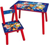 Tafel met stoeltje, Squad - 41,5 x 60 x 40 + 49,5 x 31,5 x 31 cm - MDF