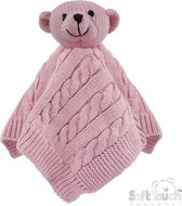 Soft Touch ACO12 Knuffeldoekje Dusty Pink Elegance Cable knit 30 x30 cm Unisex Polyester