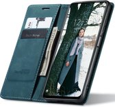 Hoesje geschikt voor Xiaomi Redmi Note 11 - Book Case Leer Slimline Blauw