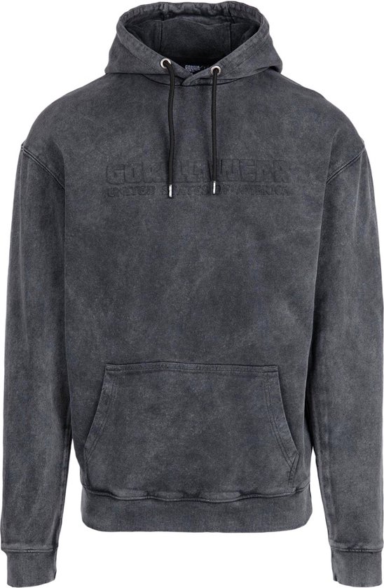 Gorilla Wear - Crowley Heren Oversized Hoodie - Washed Grijs - M