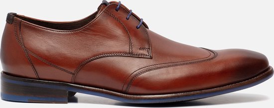 Floris van Bommel Hommes Chaussures à lacets Couleur: Cognac Taille: 44