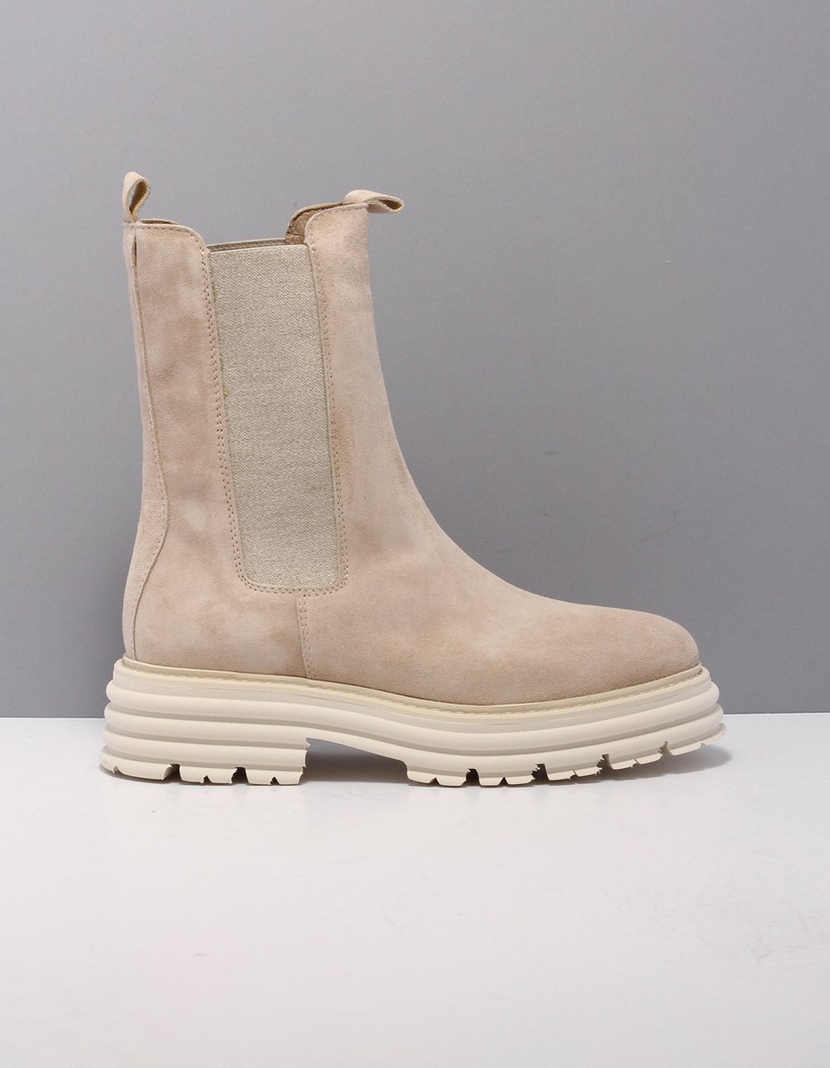 Alpe dames chelseaboot - Off White - Maat 39
