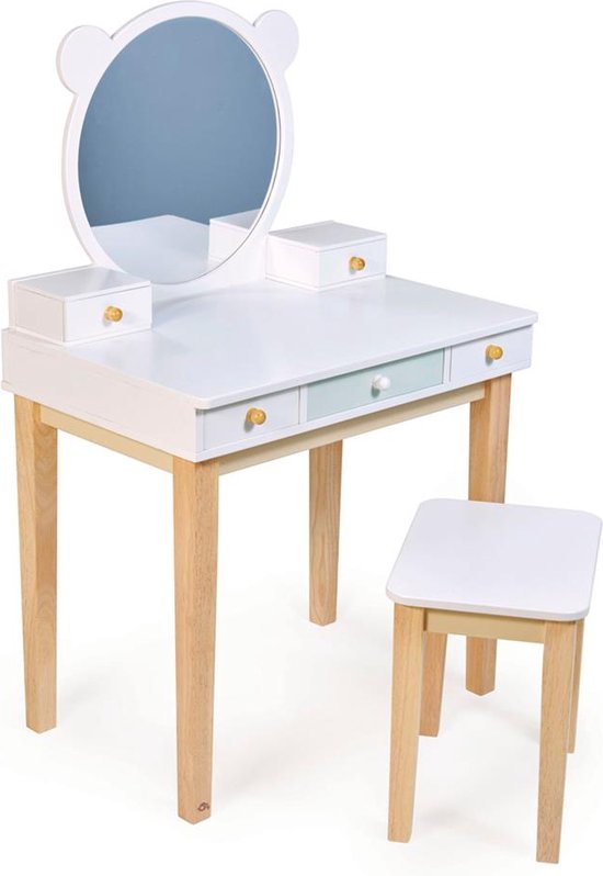 Tender Leaf - Coiffeuse + tabouret pour enfants 'Woud'