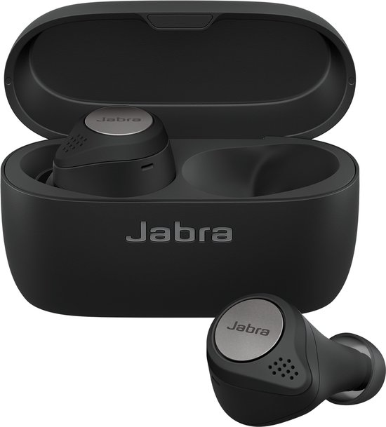 Jabra Elite Active 75t - true wireless sportoordopjes - Titanium Zwart