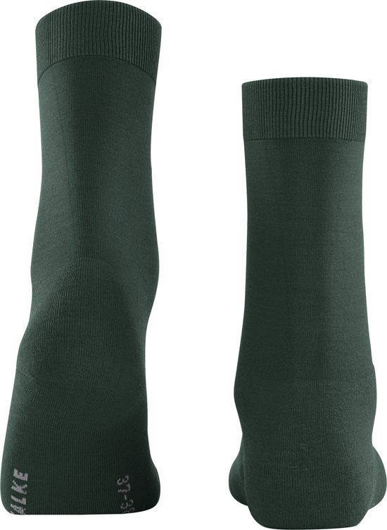 FALKE ClimaWool Renforcé Sans Motif Respirant Chaud Sec Écologique Élégant Durable Lyocell Laine Vierge Vert Femmes Chaussettes - Taille 39-40