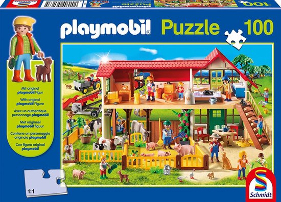 Schmidt Spiele Playmobil Puzzle de 100 Pièces - Ferme | bol