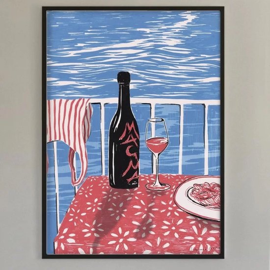 Brushery Affiche Vin Magma