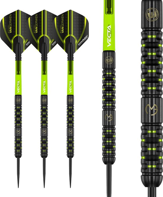 WINMAU - Michael van Gerwen MvG Adrenalin: Steeltip Tungsten Dartpijlen Professioneel - 23g van Winmau — afbeelding 2