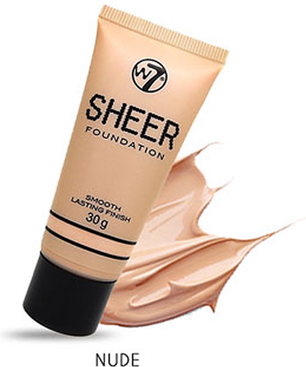 Goedkoopste W7 Sheer foundation - Nude