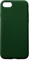 Casemania Hoesje Geschikt voor Apple iPhone 7 & 8 Donker Groen - Liquid Siliconen Back Cover