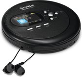 TechniSat DIGITRADIO CD 2GO BT Draagbare cd-speler met DAB+ en bluetooth - zwart