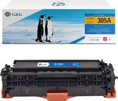 G&G CE413A toner compatibel met HP 305A Tonercartridge Magenta 1 stuck (s) Huismerk