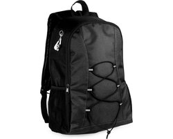 Rugzak met koptelefoonuitgang - Schooltas - Rugtas - Meisje - Jongen - Polyester - zwart