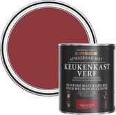 Rust-Oleum Rood Afwasbaar Mat Keukenkastverf - Imperium Rood 750ml