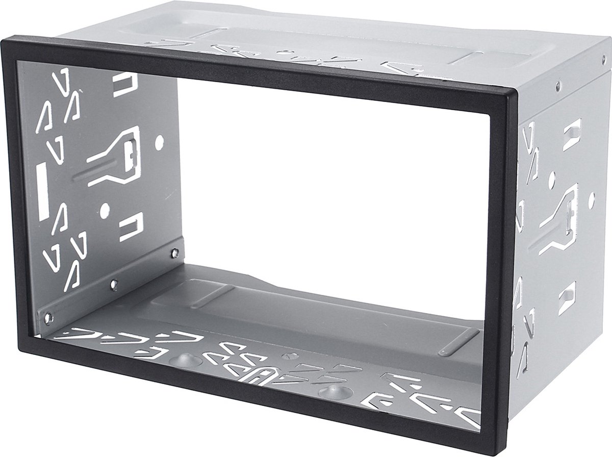 Metalen frame Universele 7 Inch 2 Din Radio Fascia Dash Panel Mount Trim voor auto Stereo DVD-speler