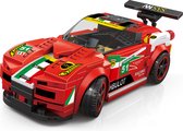 LBB - Race auto - Rood - 164 bricks - Bouwstenen - speelgoed - f1 - formule 1 - volwassenen - Geschikt voor LEGO - Speed - Racewagen