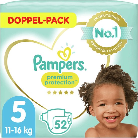 Couches-Culottes Premium Protection Taille 5 12Kg-17Kg PAMPERS