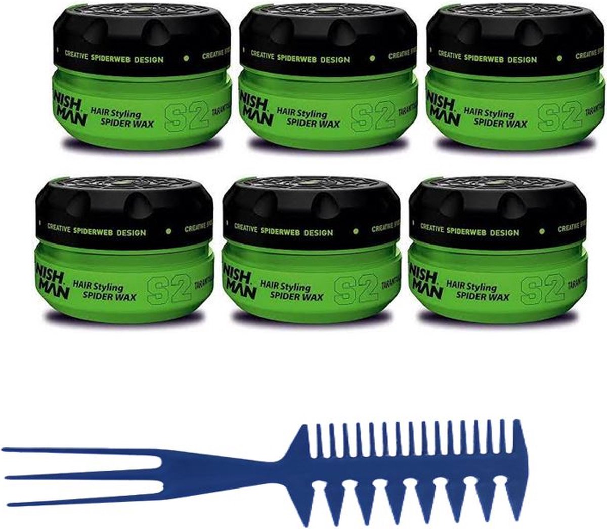 Nishman Hair Styling Spider Wax & Nishman Hair Styling Gel Gum