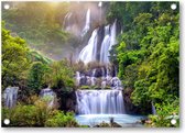 Thi lo su (tee lor su) - de grootste waterval in Thailand - Tuinposter 70x50 - Wanddecoratie - Landschap
