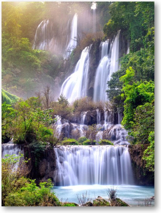 Thi lo su (tee lor su) - de grootste waterval in Thailand | Dibond voor Binnen én Buiten | Landschap