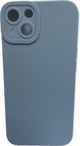 Hoesje iPhone 13 Case Cover Blauw - Siliconen - Case bescherming Back Cover - Voorkomt krassen en schade - Schockproof