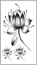Wellness-House | Body Tattoo Lotusbloem Sereen | Lotus | Boddy Tattoo | Tijdelijke Tatoeage | Zen Tattoo | Body Art