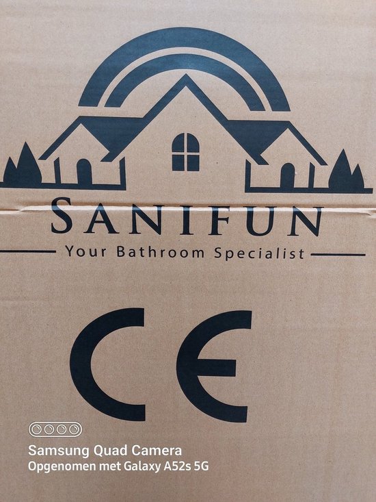 Receveur de douche Sanifun Stone Side Chocolat Lisse 1100 x 800 P