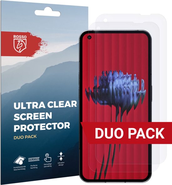 Rosso Nothing Phone (1) Lot de deux protecteurs Duo Ultra transparents