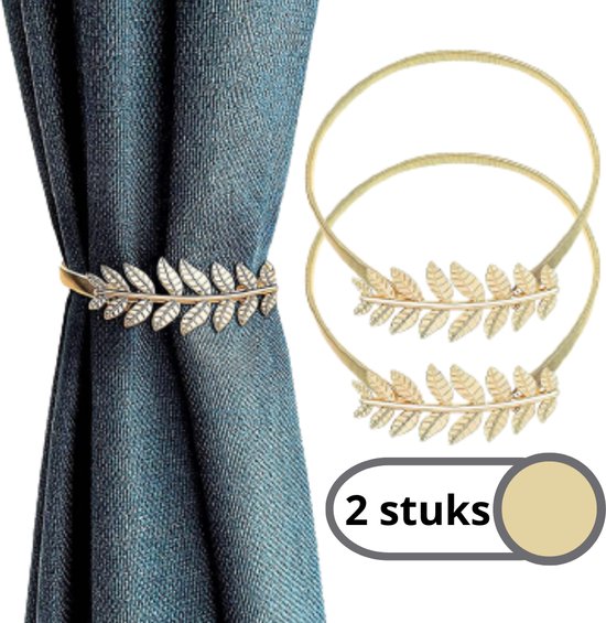 Gordijn Tieback 2/4 Stks Gordijn Goud Kwastje Tie Touw Gordijn Clip Tiebacks voor Gordijnen Accessoires Gouden Tie Ruggen Polyester Gordijn Houder 279 (kleur: Wit, Maat: 4 stuks