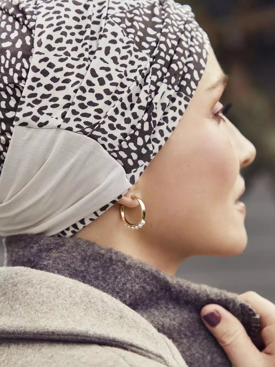 Amia turban printed - chemo mutsje - christine headwear