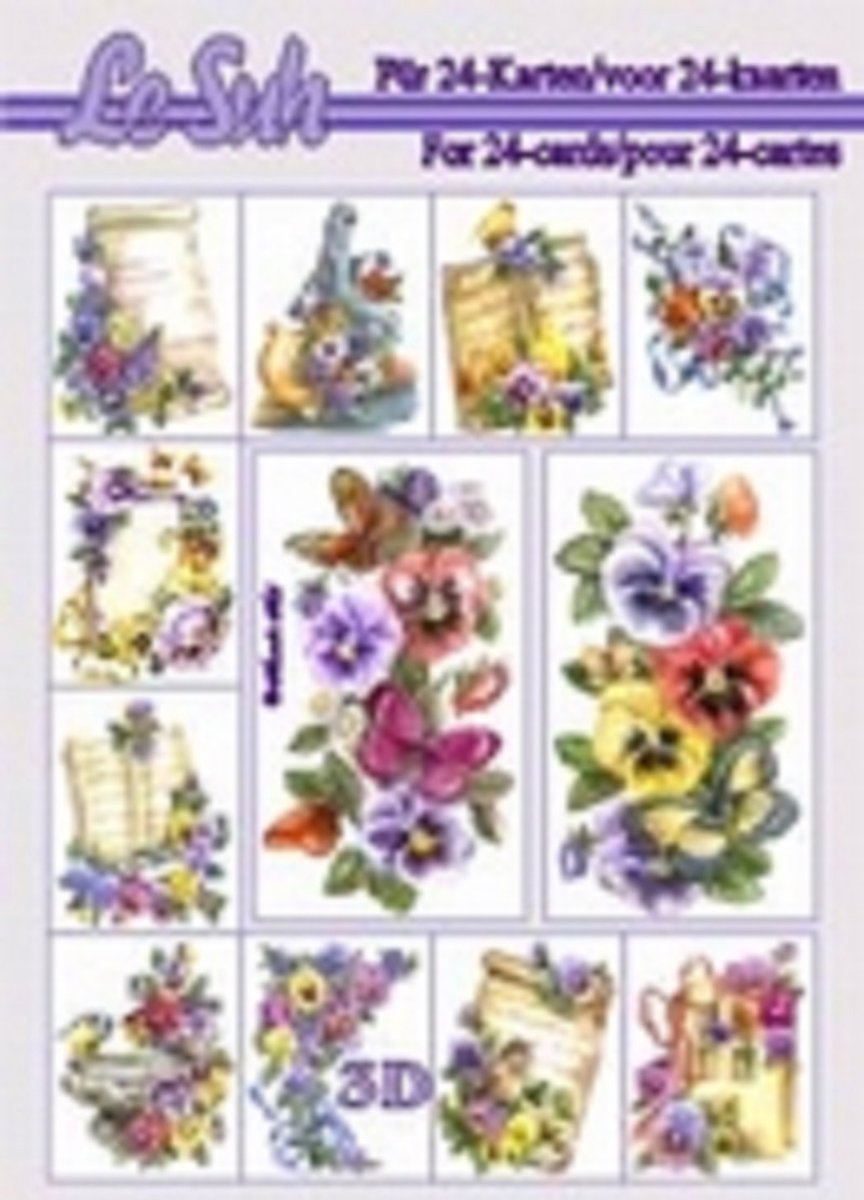 3D Boekje Viooltjes