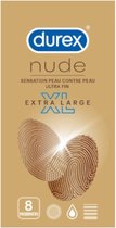 Durex Condooms Nude Extra Large XL - 8 Stuks