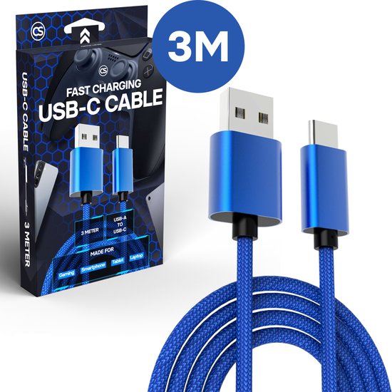 Câble de charge USB-C extra rapide pour Samsung / Huawei / LG / OnePlus -  USB-A vers... | bol.com