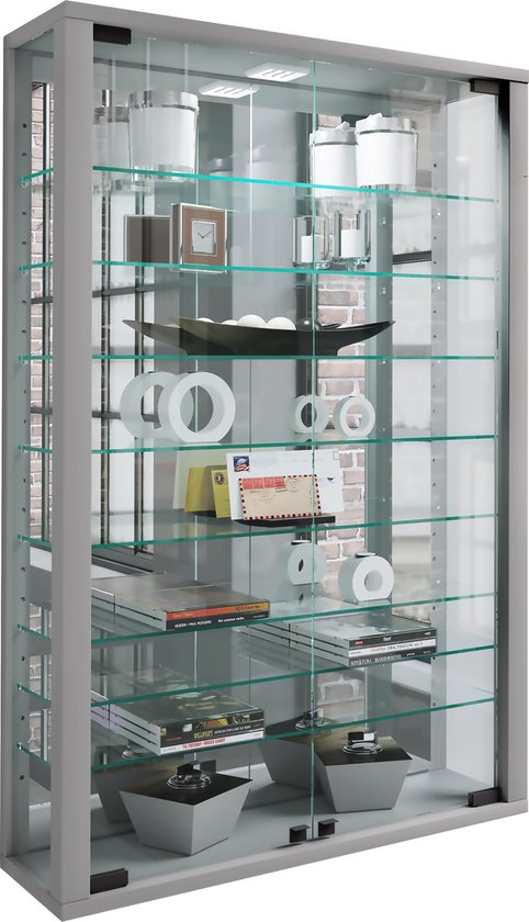Foto: Vcm wandvitrinekast hangende vitrinekast vitrosa minispiegel van glas wandvitrinekast hangende vitrinekast vitrosa minispiegel van glas