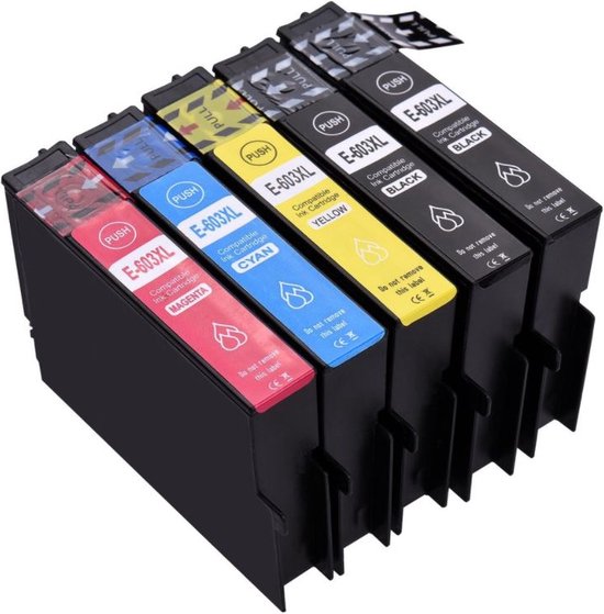 MediaHolland Huismerk Inkt Cartridges voor Epson 603XL Printers Set