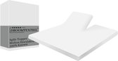 Droomtextiel Luxe Splittopper Molton Matrasbeschermer 100% Katoen Lits-Jumeaux 160x200cm - Single Split - Hoogwaardige Kwaliteit