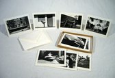Marrie Bot - Cartes doubles Vintage - Zwart et blanc - Set de 9 cartes avec enveloppes en coton écologique